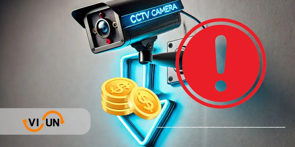 دلایل عدم خرید دوربین مداربسته ارزان برای طلافروشی  | VISUN.IR