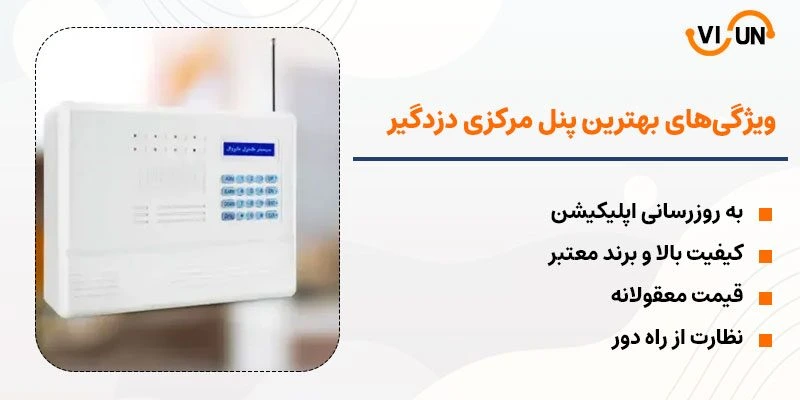 ویژگیهای بهترین پنل مرکزی دزدگیر اماکن چیست؟ - فروشگاه ویسان