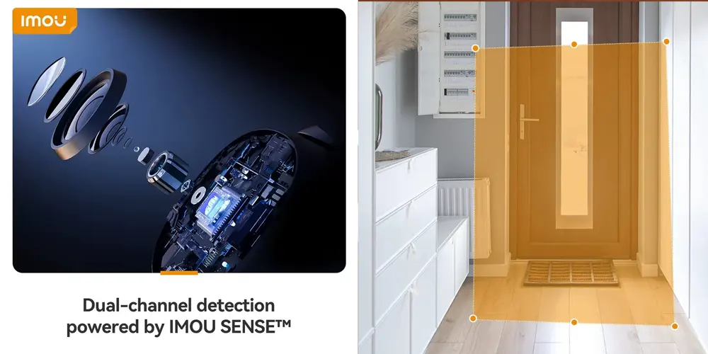 قابلیت activity zone دوربین imou ranger dual 6 مگاپیکسل وای فای