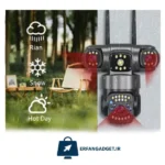 دوربین سیمکارتی ws2122 با 3 لنز، نرم افزار v380 و آژیر - Image 3