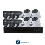 پکیج اقتصادی دوربین مداربسته AHD دو مگاپیکسل 8 عددی z-vision