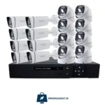 پکیج دوربین مداربسته IP شانزده عددی 8 مگاپیکسل